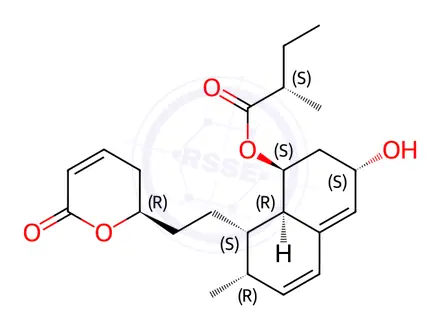 Chemical structure of Pravastatin Impurity 26