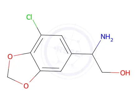 Chemical structure of 2-Amino-2-(7-chlorobenzo[d][1,3]dioxol-5-yl)ethan-1-ol