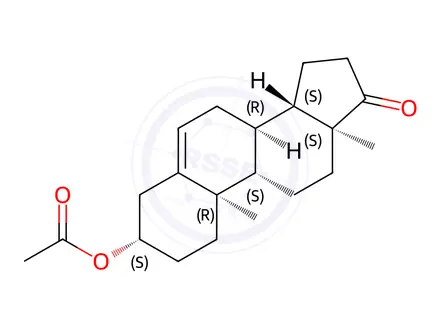 Chemical structure of Dehydroepiandrosterone acetate