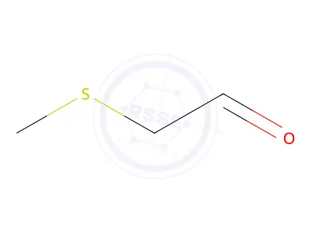 Chemical structure of 2-Methylthioacetaldehyde