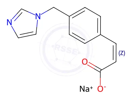 Chemical structure of Ozagrel Impurity 16 Sodium Salt