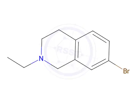 Chemical structure of 7-Bromo-2-ethyl-1,2,3,4-tetrahydroisoquinoline
