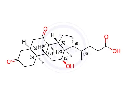 Chemical structure of Ursodeoxycholic Acid Impurity 15