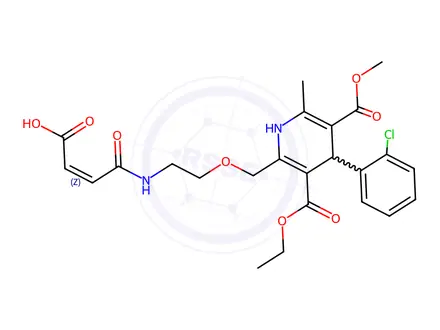 Chemical structure of Amlodipine Glucose Adduct 1