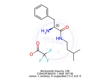 Chemical structure of Bortezomib Impurity 128