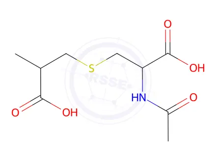 Chemical structure of N-Acetyl-S-(2-carboxypropyl)-L-cysteine Dicyclohexylammonium Salt