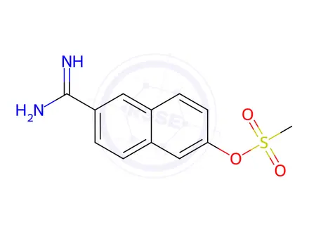 Chemical structure of Nafamostat Impurity 28