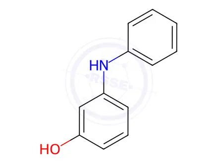 Chemical structure of 3-Hydroxydiphenylamine