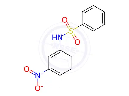 Chemical structure of N-(4-Methyl-3-nitrophenyl)benzenesulfonamide