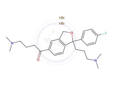 Chemical structure of Citalopram EP Impurity G (Dihydrobromide salt)