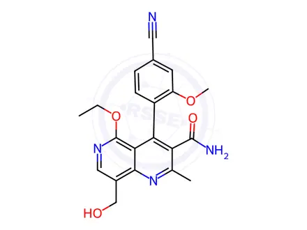 Chemical structure of Finerenone Metabolite M2