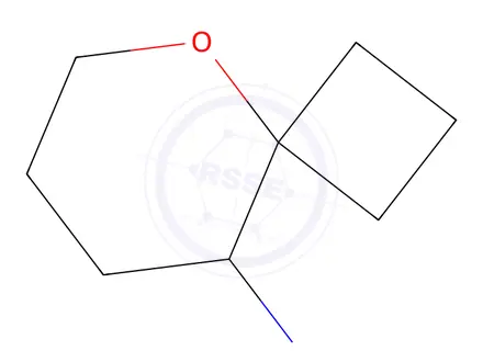 Chemical structure of 5-Oxaspiro[3.5]Nonan-9-amine