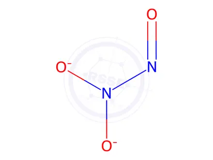 Chemical structure of trioxodinitrate