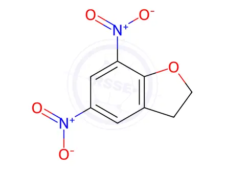 Chemical structure of 5,7-Dinitro-2,3-dihydrobenzofuran