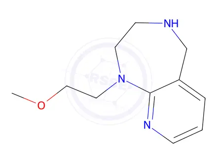 Chemical structure of 1-(2-methoxyethyl)-2,3,4,5-tetrahydro-1H-pyrido[2,3-e][1,4]diazepine