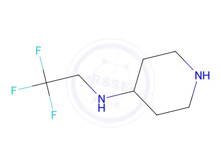 Chemical structure of n-(2,2,2-Trifluoroethyl)piperidin-4-amine