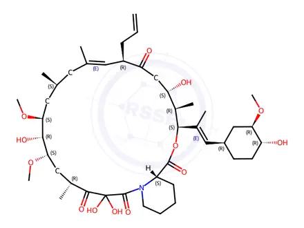 Chemical structure of Tacrolimus Impurity 9 (Tacrolimus Open Ring (USP))