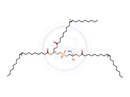 Chemical structure of 18:1 Hemi BMP (S,R)