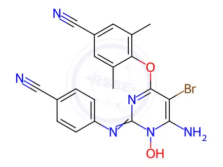 Chemical structure of Etravirine Impurity 35