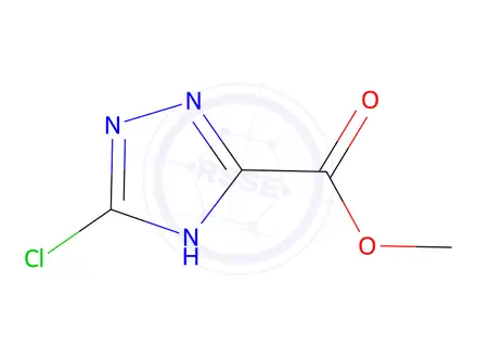 Chemical structure of methyl 3-chloro-1H-1,2,4-triazole-5-carboxylate