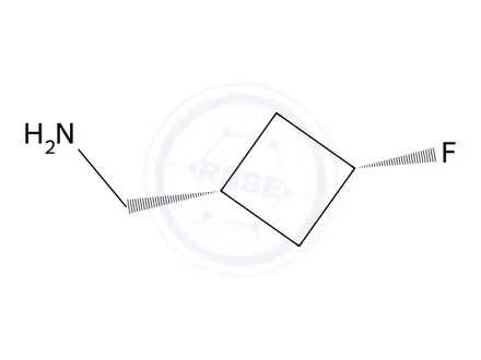 Chemical structure of cis-(3-Fluorocyclobutyl)methamine