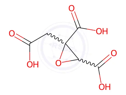 Chemical structure of 2-(Carboxymethyl)Oxirane-2,3-Dicarboxylic Acid