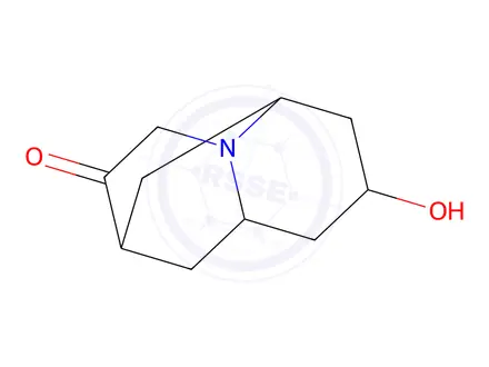 Chemical structure of Hexahydro-8-Hydroxy-2, 6-Methano-2h-Quinolizin-3(4h)-One