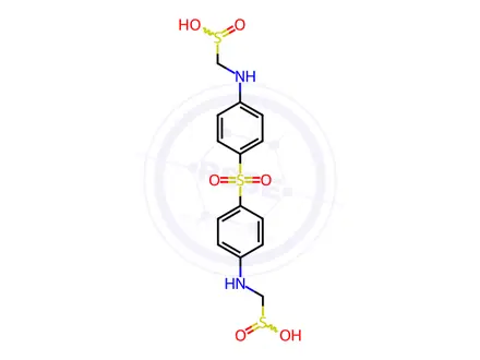 Chemical structure of Sulfoxone (Aldesulfone)