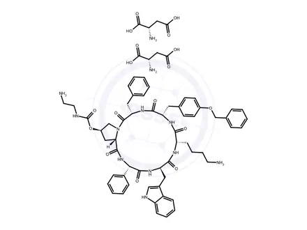 Chemical structure of Pasireotide Diaspartate