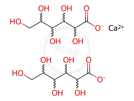 Chemical structure of Calcium Gluconate Monohydrate