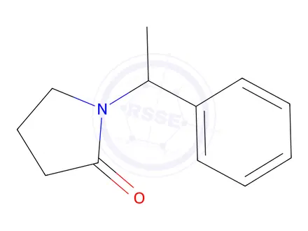 Chemical structure of (R)-1-(1-Phenylethyl)pyrrolidin-2-one