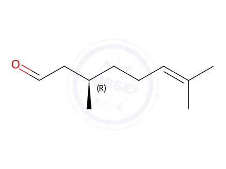 Chemical structure of Citronellal Impurity 1