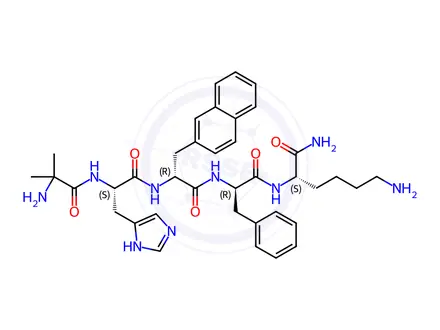 Chemical structure of Ipamorelin