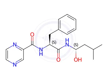 Chemical structure of Bortezomib Impurity J