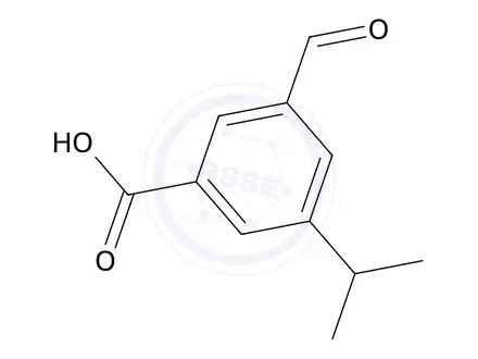 Chemical structure of 3-Formyl-5-isopropylbenzoic acid