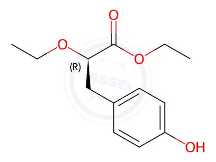 Chemical structure of Ethyl (R)-2-ethoxy-3-(4-hydroxyphenyl)propanoate
