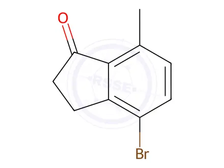 Chemical structure of 4-Bromo-7-methyl-indan-1-one