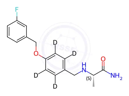 Chemical structure of Safinamide-d4