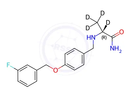 Chemical structure of Safinamide-d4B