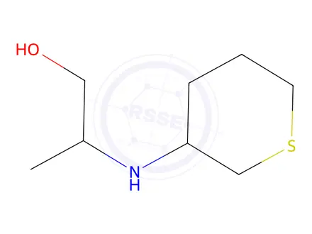 Chemical structure of 2-((Tetrahydro-2H-thiopyran-3-yl)amino)propan-1-ol