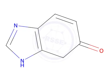 Chemical structure of 5H-Benzimidazol-5-one,1,4-dihydro-(9CI)