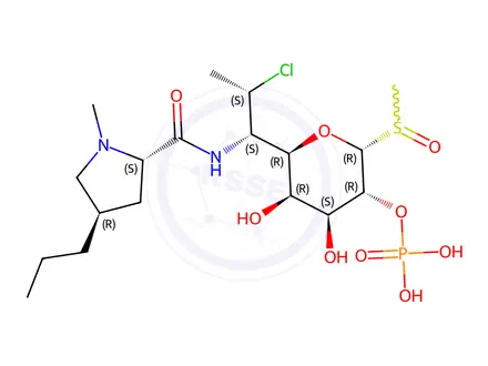 Chemical structure of Clindamycin phosphate Impurity N