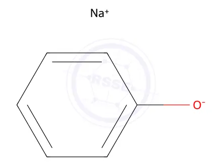 Chemical structure of Sodium phenoxide