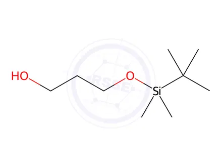 Chemical structure of 3-((tert-Butyldimethylsilyl)oxy)propan-1-ol