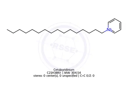 Chemical structure of Cetylpyridinium chloride Impurity 8