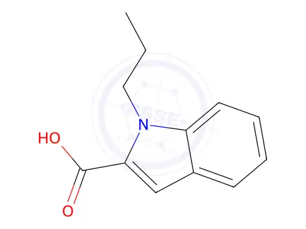 Chemical structure of 1-Propyl-1h-indole-2-carboxylic acid