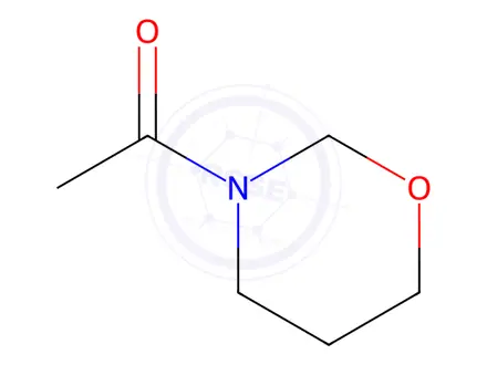 Chemical structure of 1-(1,3-oxazinan-3-yl)ethan-1-one