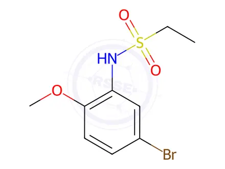 Chemical structure of n-(5-Bromo-2-methoxyphenyl)ethane-1-sulfonamide