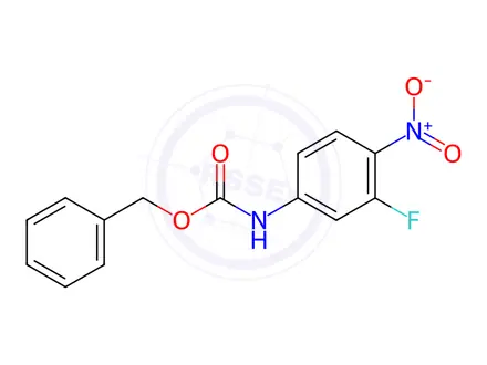 Chemical structure of benzyl N-(3-fluoro-4-nitrophenyl)carbamate