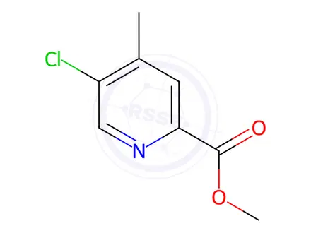 Chemical structure of Methyl 5-chloro-4-methylpicolinate